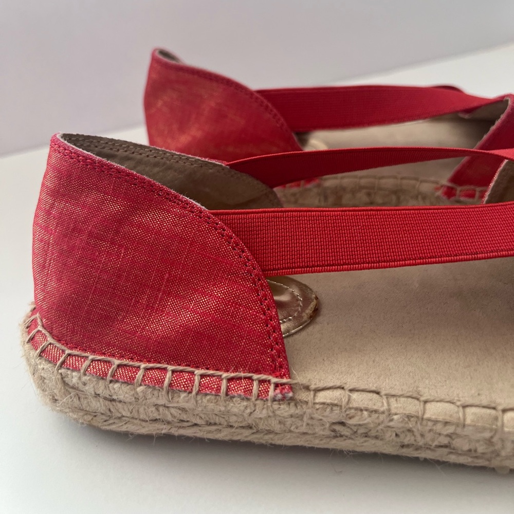Kenneth Cole Reaction " Espa nol" Apricot Women's Espadrille Shoe Sandal Size 8M - Picture 4 of 7